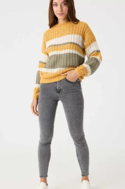 Inside Sueteres E Cardigans-Camisola De Malha As Riscas