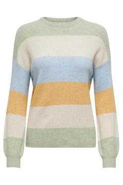 Only Sueteres E Cardigans-Camisola De Malha As Riscas