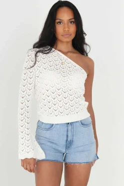 Brave Soul Sueteres E Cardigans-Camisola De Malha Assimetrica.