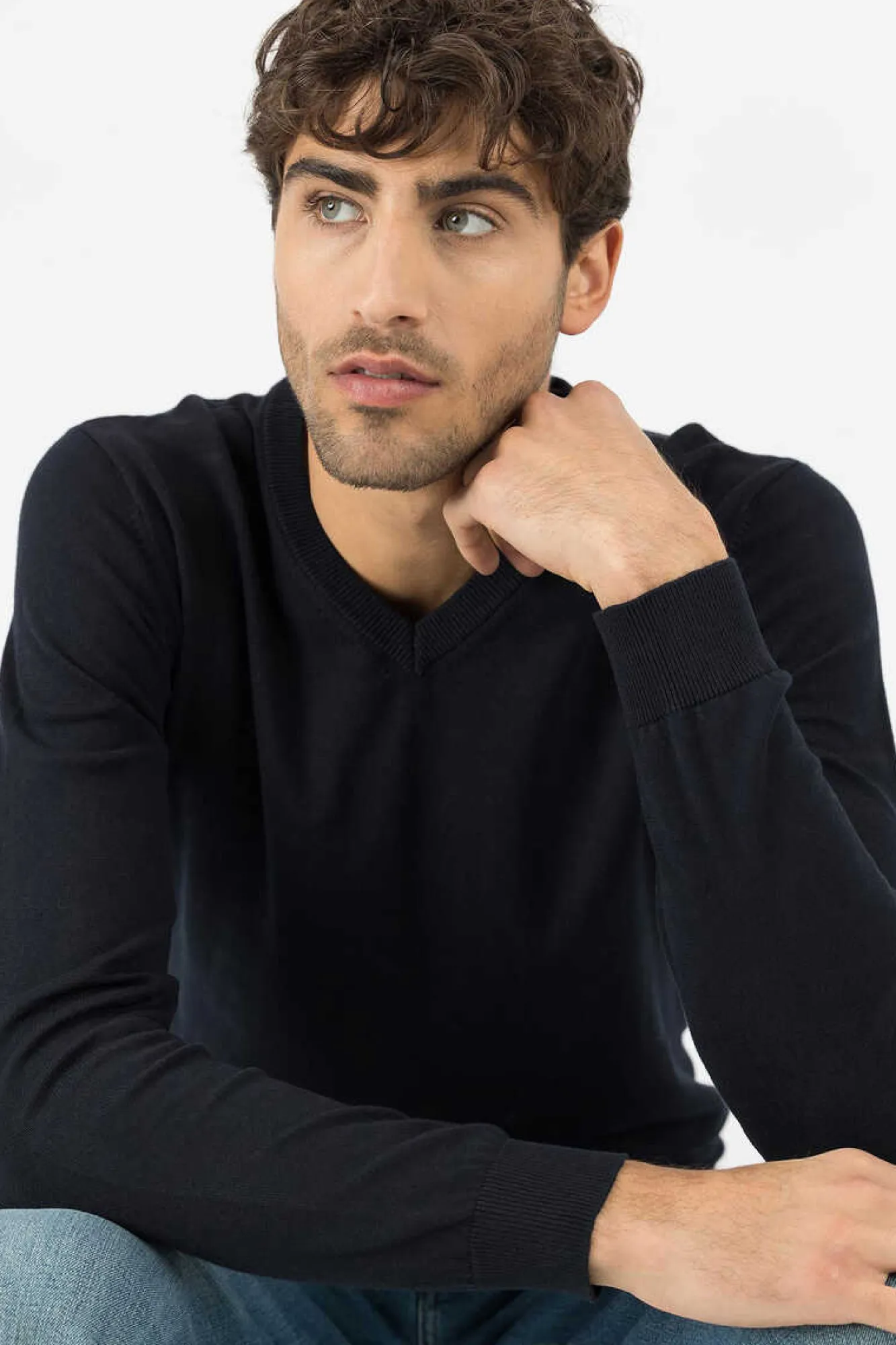 Tiffosi Camisola De Malha Basica Azul Aco Discount