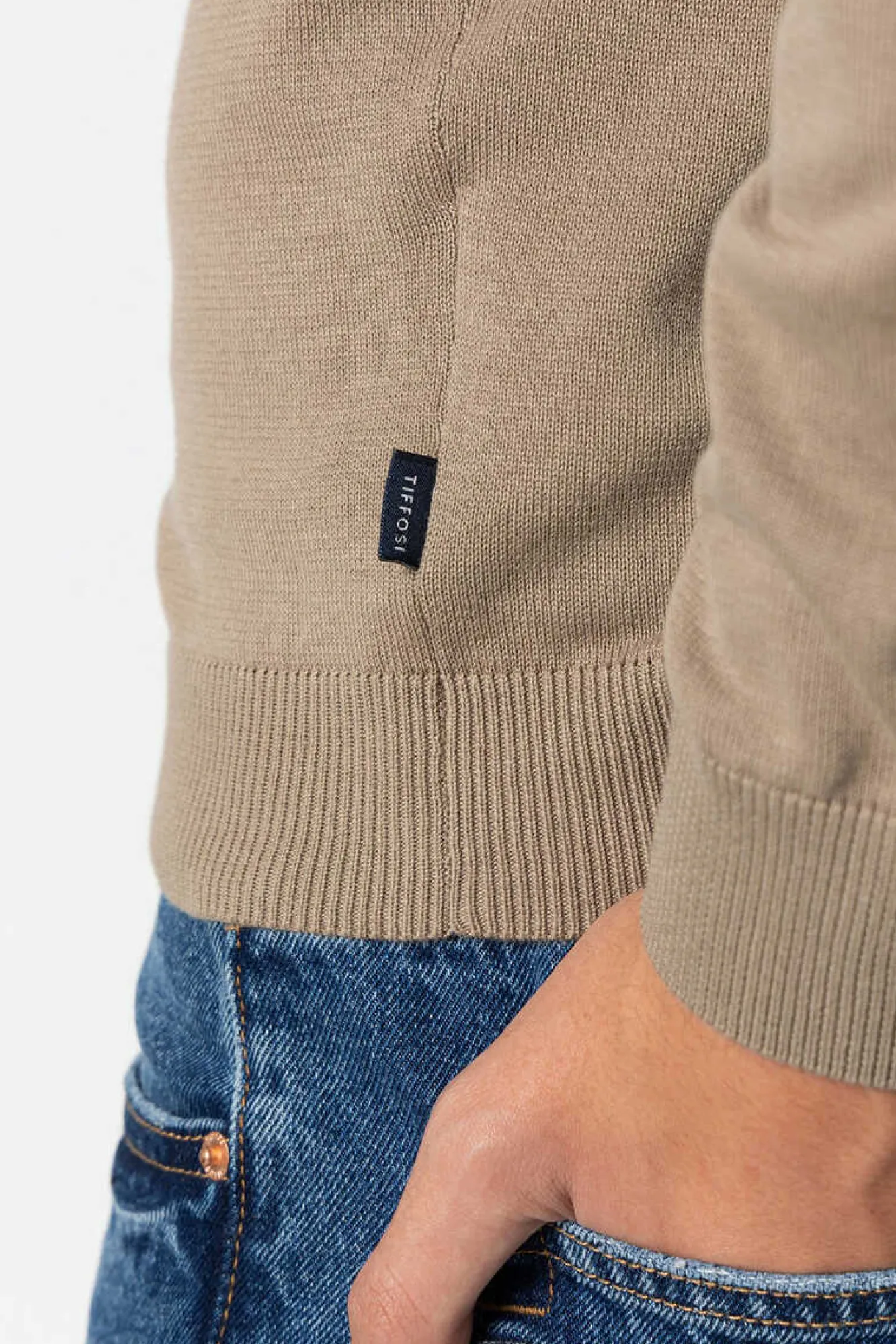 Tiffosi Camisola De Malha Basica Pedra Hot