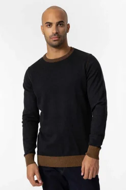 Tiffosi Camisola De Malha Bicolorida Castanho Discount