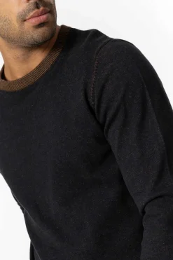 Tiffosi Camisola De Malha Bicolorida Castanho Discount