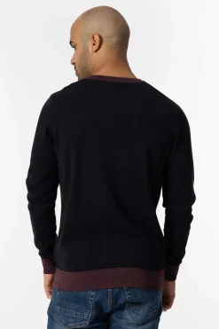 Tiffosi Camisola De Malha Bicolorida Vermelho Real Best