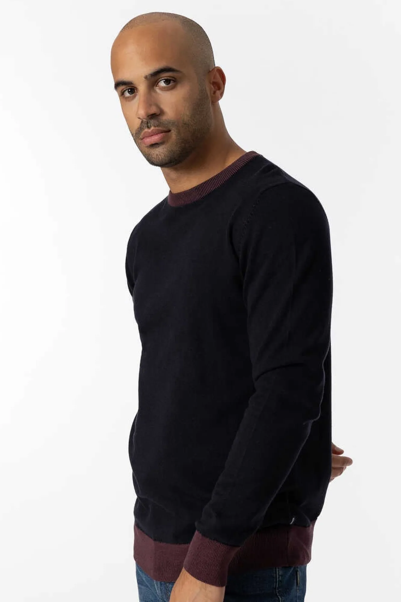 Tiffosi Camisola De Malha Bicolorida Vermelho Real Best