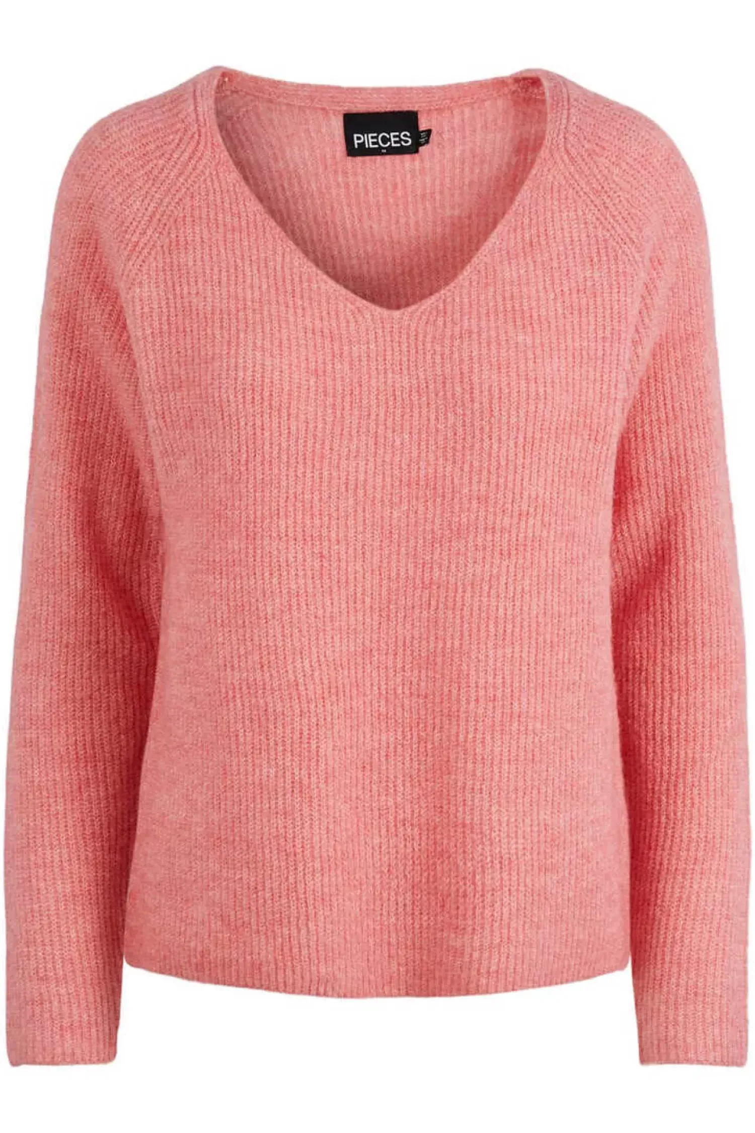 Pieces Sueteres E Cardigans-Camisola De Malha Canelada