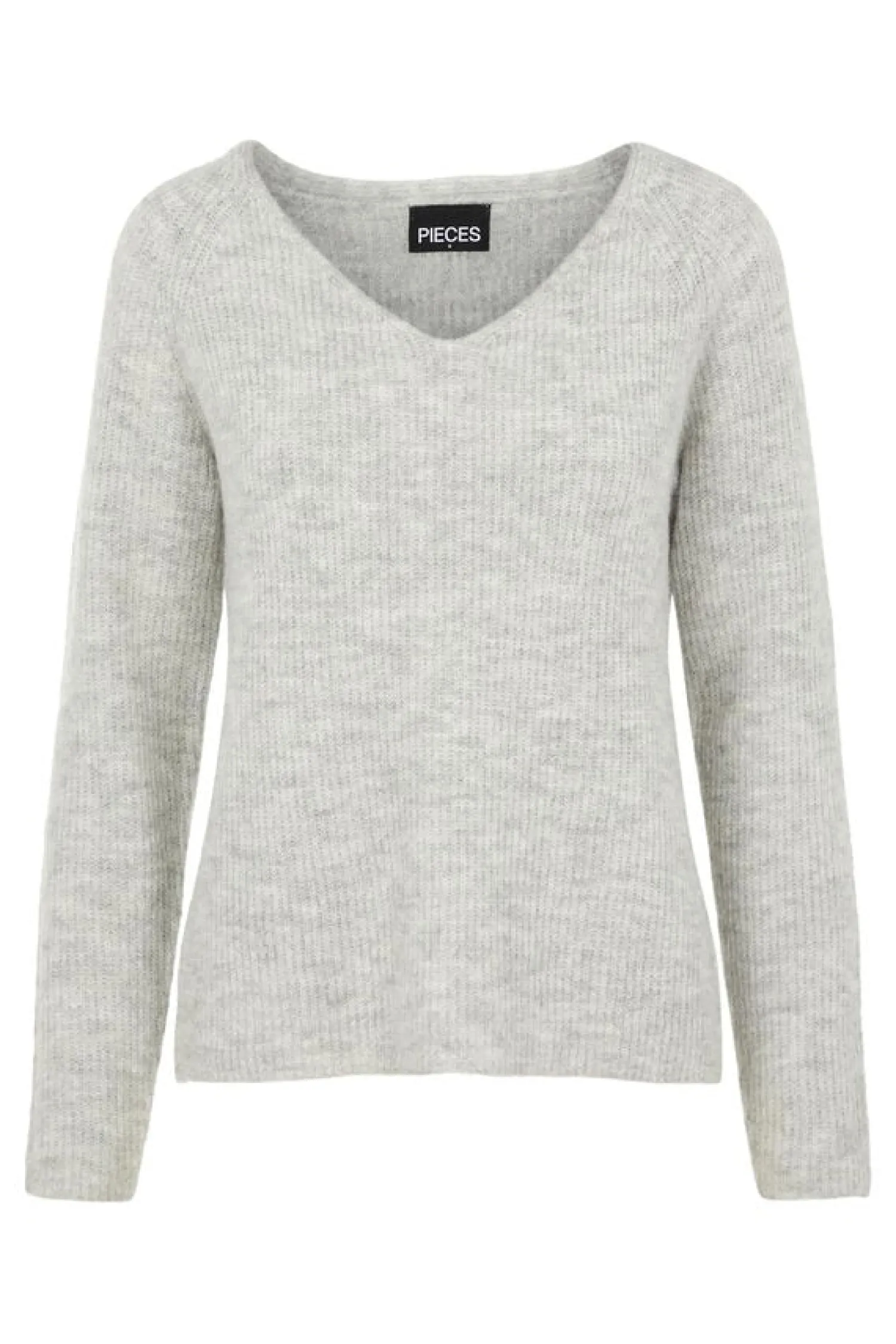 Pieces Sueteres E Cardigans-Camisola De Malha Canelada