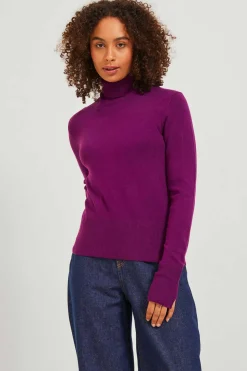 Jack & Jones Sueteres E Cardigans-Camisola De Malha Com Gola Dobrada