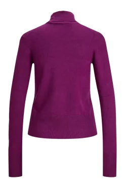 Jack & Jones Sueteres E Cardigans-Camisola De Malha Com Gola Dobrada