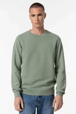 Tiffosi Camisola De Malha Com Jacquard Verde Outlet