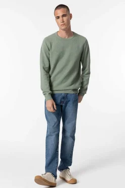 Tiffosi Camisola De Malha Com Jacquard Verde Outlet