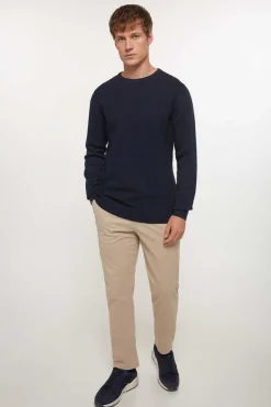 Tiffosi Camisola De Malha Com Jacquard Azul Outlet