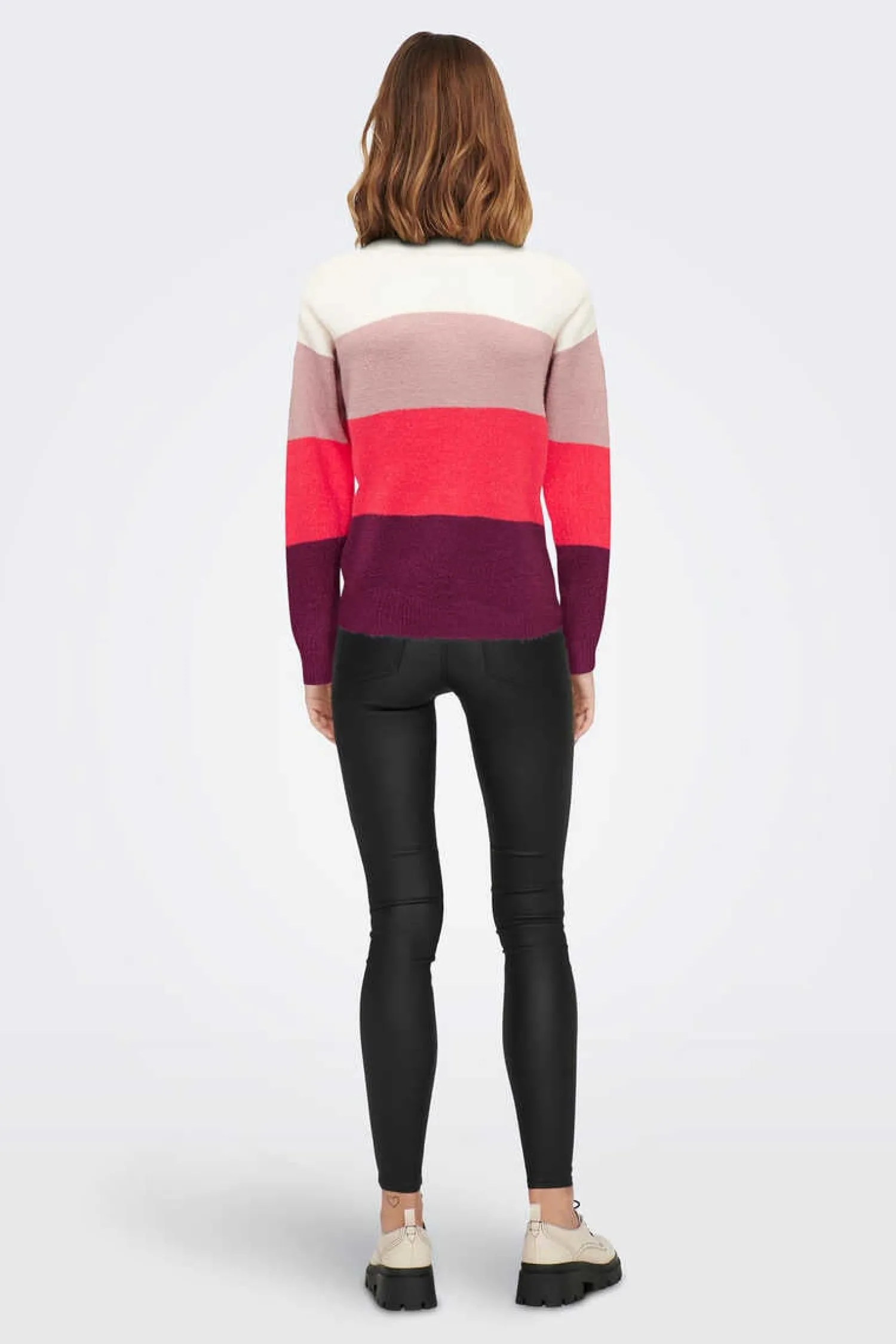 JDY Sueteres E Cardigans-Camisola De Malha Em Bloco De Cor