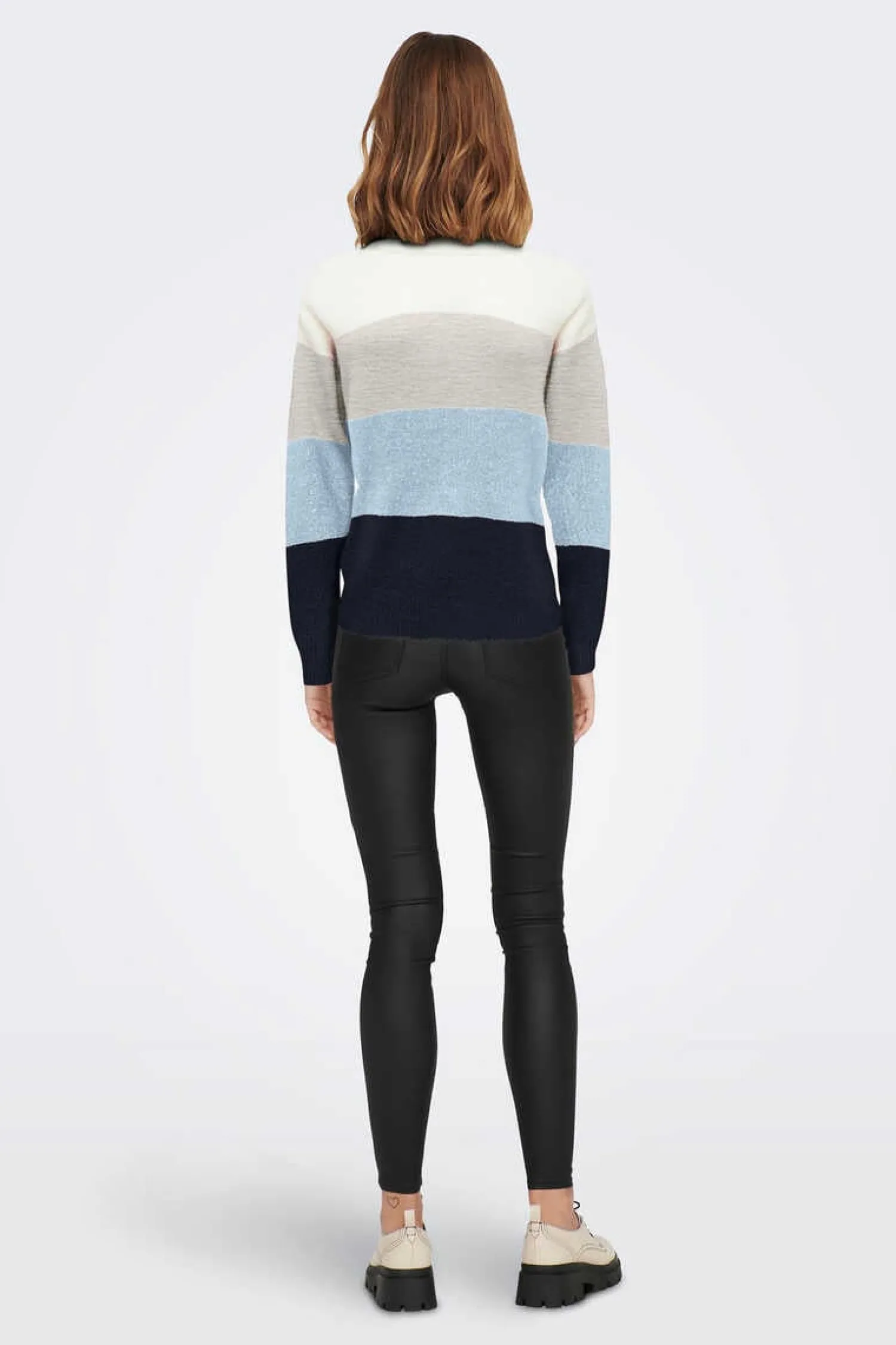 JDY Sueteres E Cardigans-Camisola De Malha Em Bloco De Cor