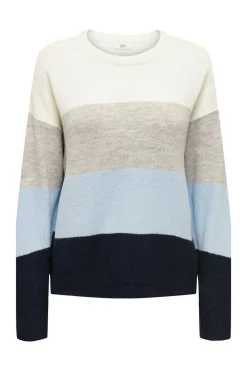 JDY Sueteres E Cardigans-Camisola De Malha Em Bloco De Cor