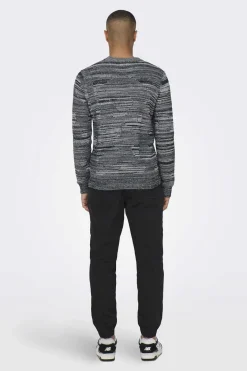 Only & Sons Camisola De Malha Estrutura Marinho New