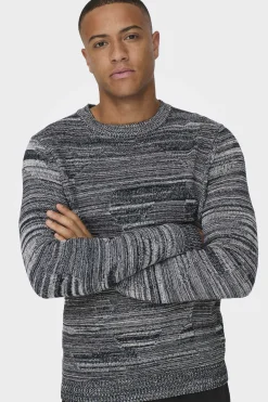 Only & Sons Camisola De Malha Estrutura Marinho New