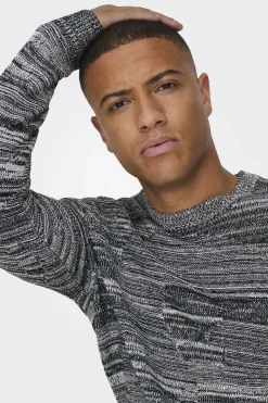 Only & Sons Camisola De Malha Estrutura Marinho New