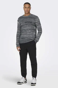 Only & Sons Camisola De Malha Estrutura Marinho New