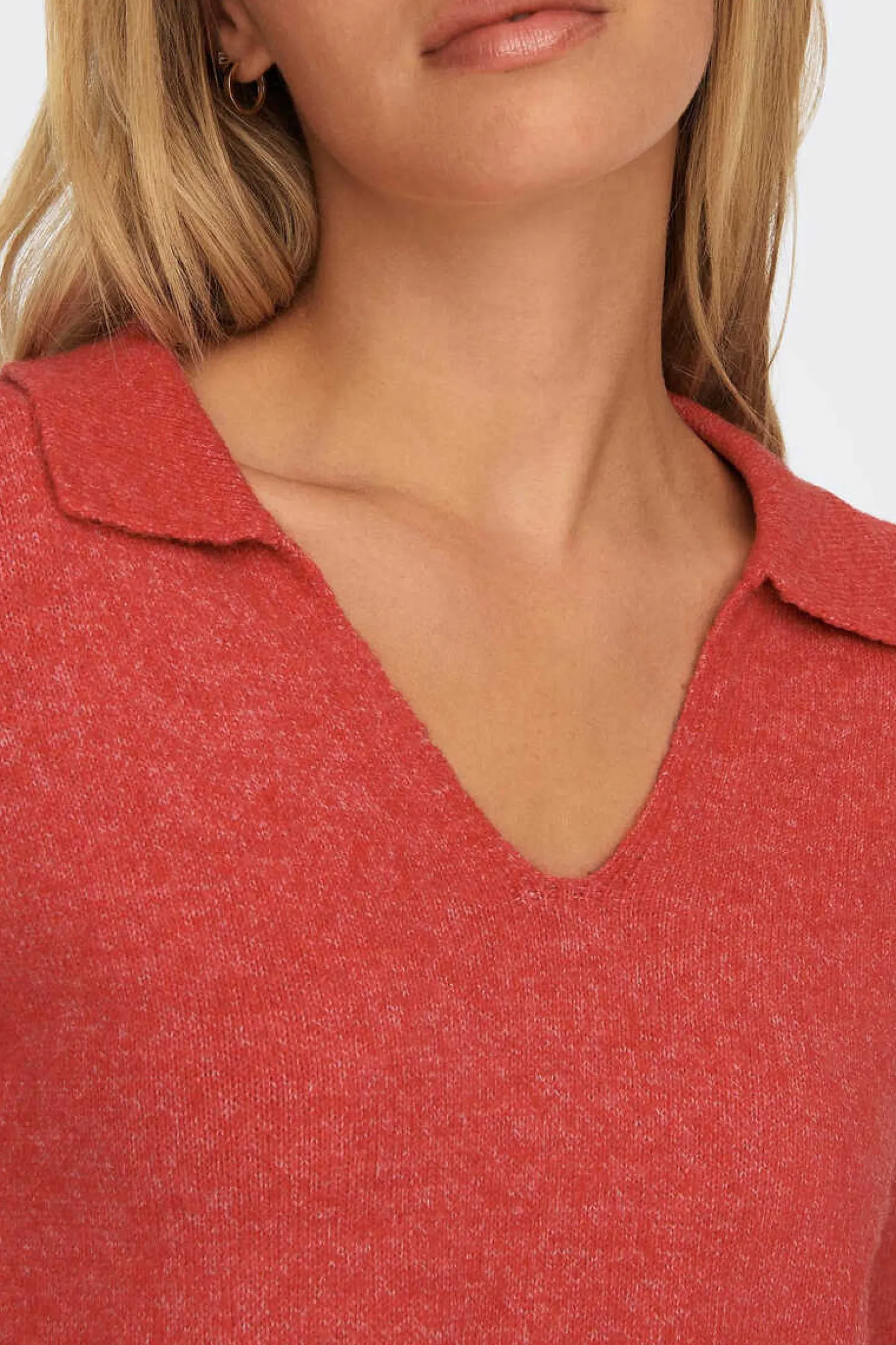 JDY Sueteres E Cardigans-Camisola De Malha Gola Polo