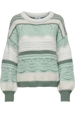 Only Sueteres E Cardigans-Camisola De Malha Gola Redonda