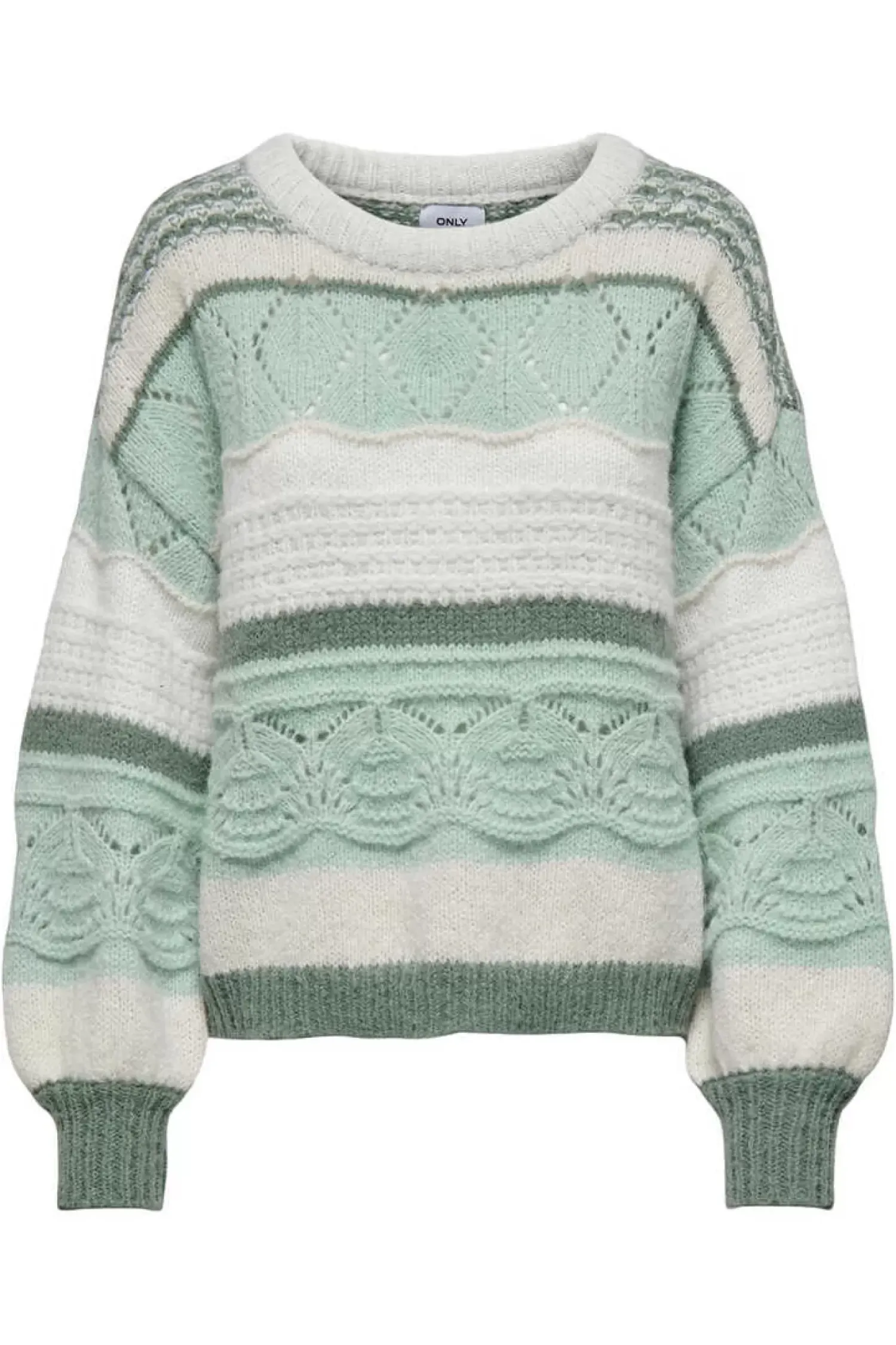 Only Sueteres E Cardigans-Camisola De Malha Gola Redonda