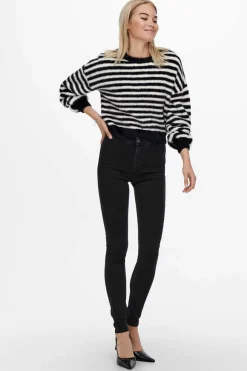 Only Sueteres E Cardigans-Camisola De Malha Gola Redonda