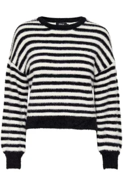 Only Sueteres E Cardigans-Camisola De Malha Gola Redonda