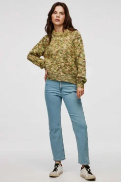 Jack & Jones Sueteres E Cardigans-Camisola De Malha Multicolor De Gola Redonda