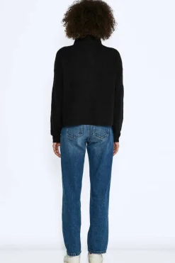 Noisy May Sueteres E Cardigans-Camisola De Malha Oversize De Gola Alta