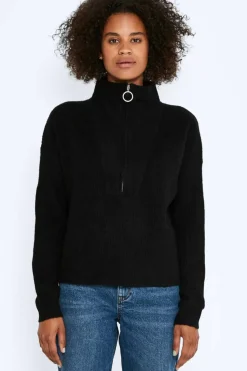 Noisy May Sueteres E Cardigans-Camisola De Malha Oversize De Gola Alta