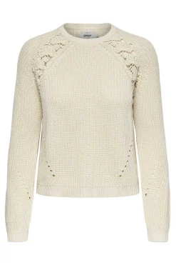 Only Sueteres E Cardigans-Camisola De Manga Comprida De Gola Redonda