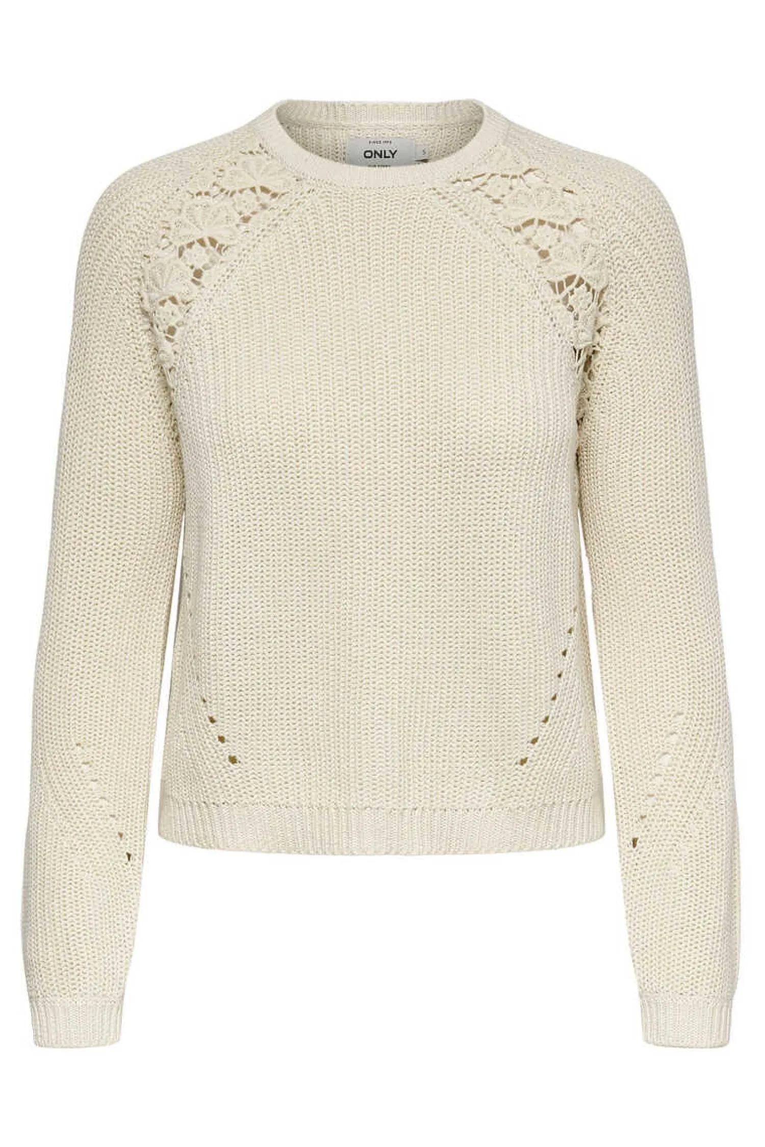 Only Sueteres E Cardigans-Camisola De Manga Comprida De Gola Redonda