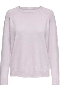 Only Sueteres E Cardigans-Camisola De Manga Comprida E Gola Redonda