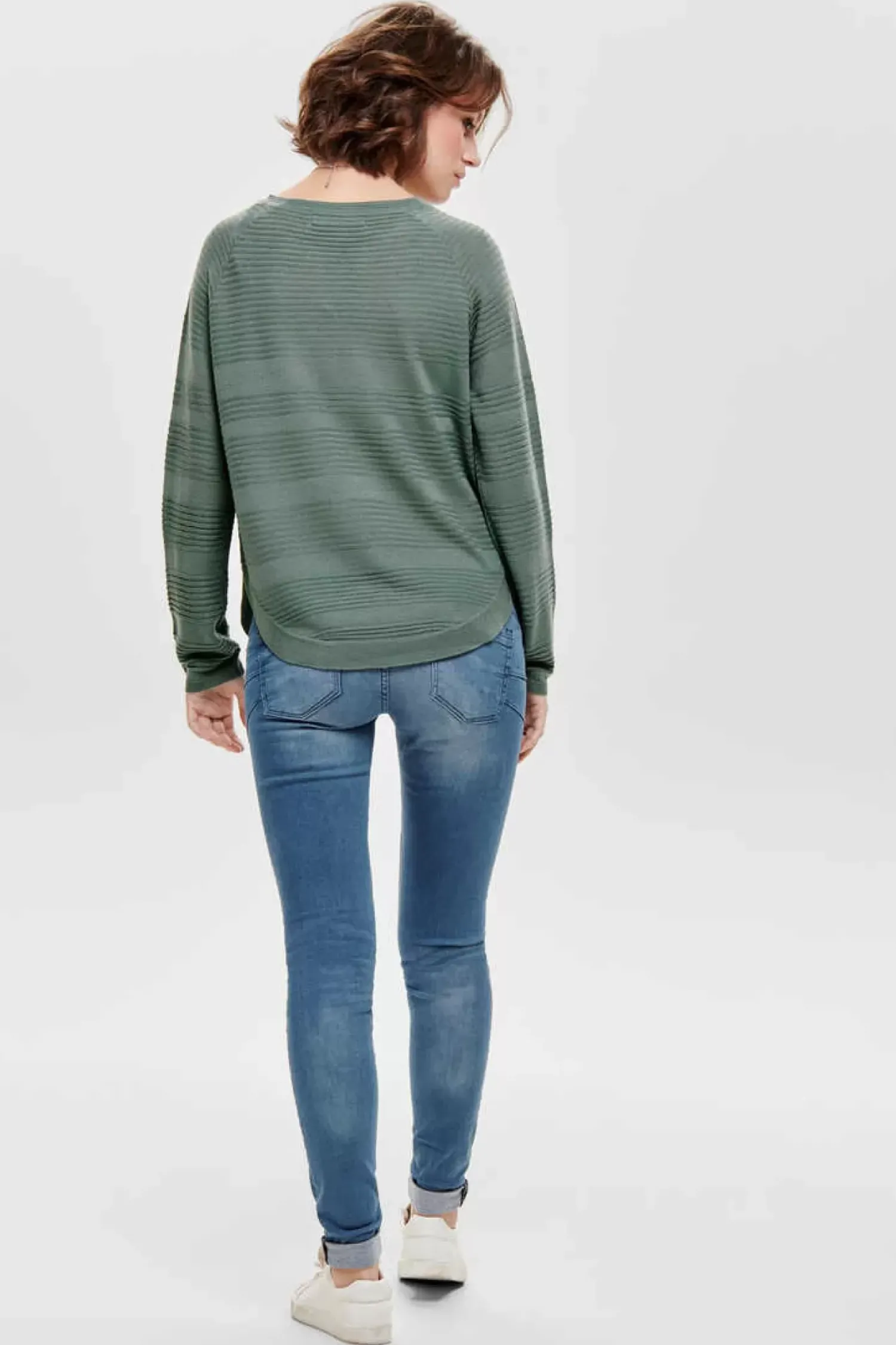 Only Sueteres E Cardigans-Camisola De Manga Comprida E Gola Redonda