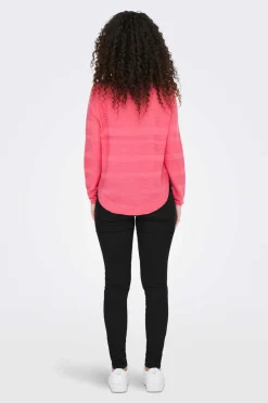 Only Sueteres E Cardigans-Camisola De Manga Comprida E Gola Redonda