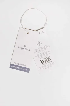 Springfield Camisola De Manga Curta Block Cinza Discount