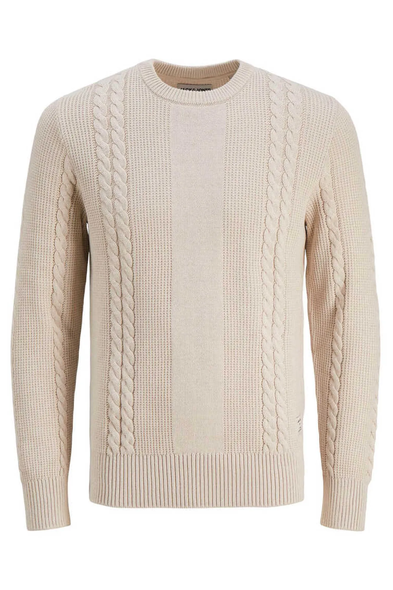 Jack & Jones Camisola De Oitos Gola Redonda Cinza Hot