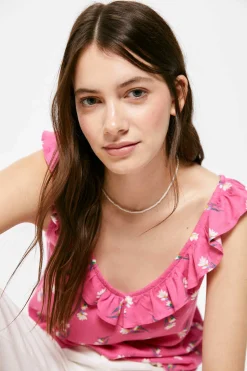 Springfield T-Shirts-Camisola Decote Folho