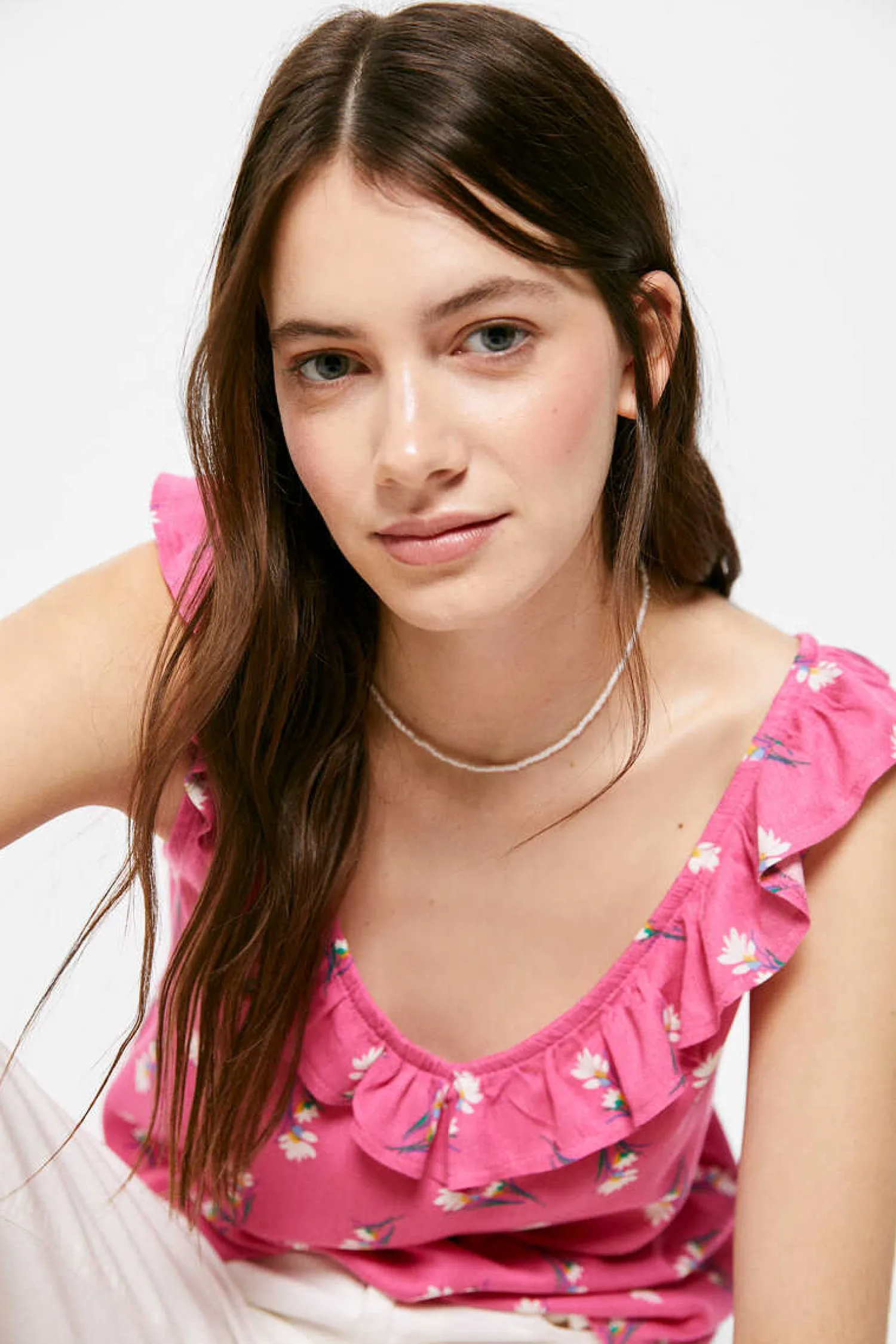 Springfield T-Shirts-Camisola Decote Folho