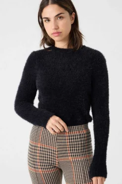 Inside Sueteres E Cardigans-Camisola Efeito Pelo