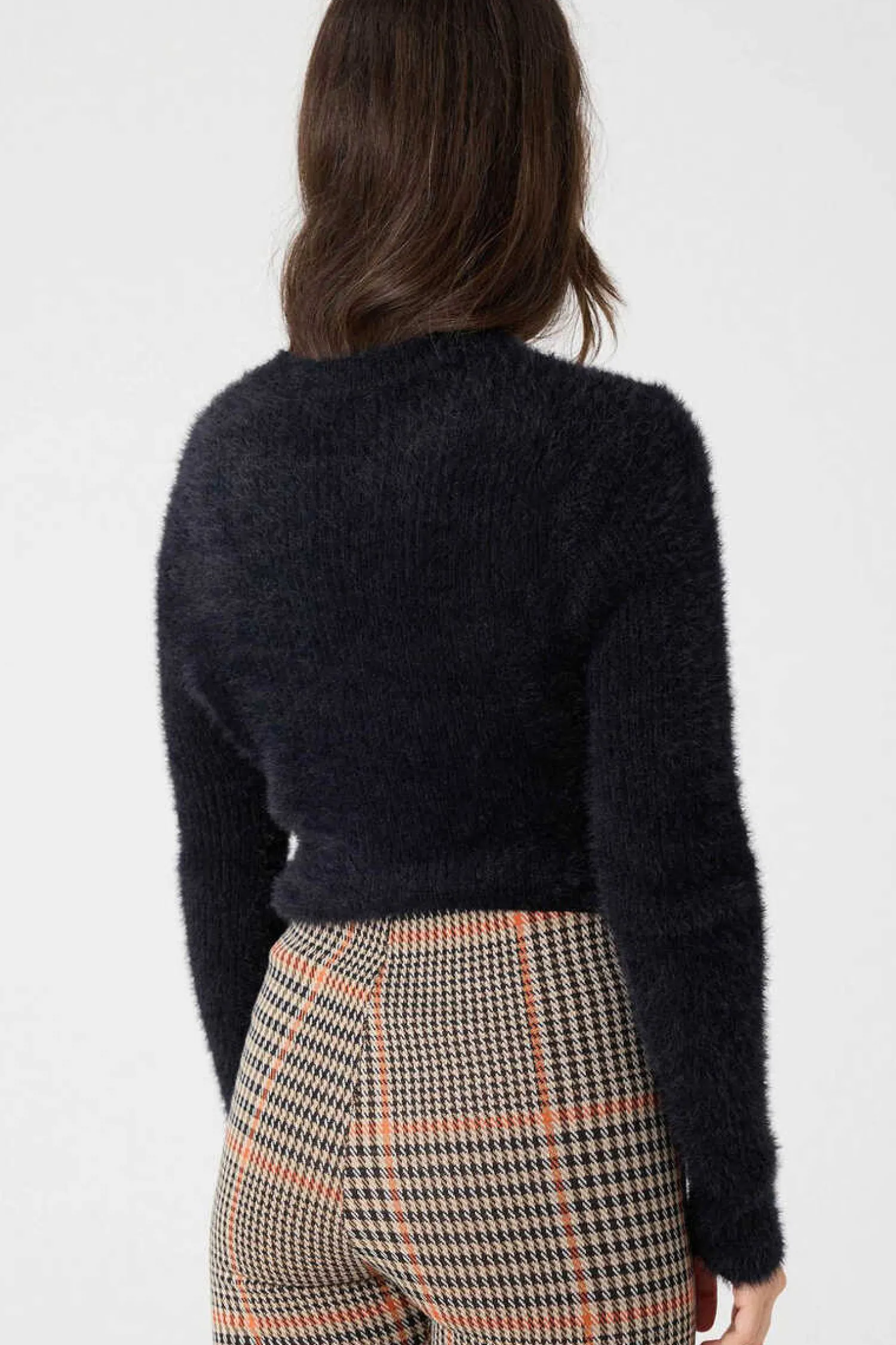 Inside Sueteres E Cardigans-Camisola Efeito Pelo