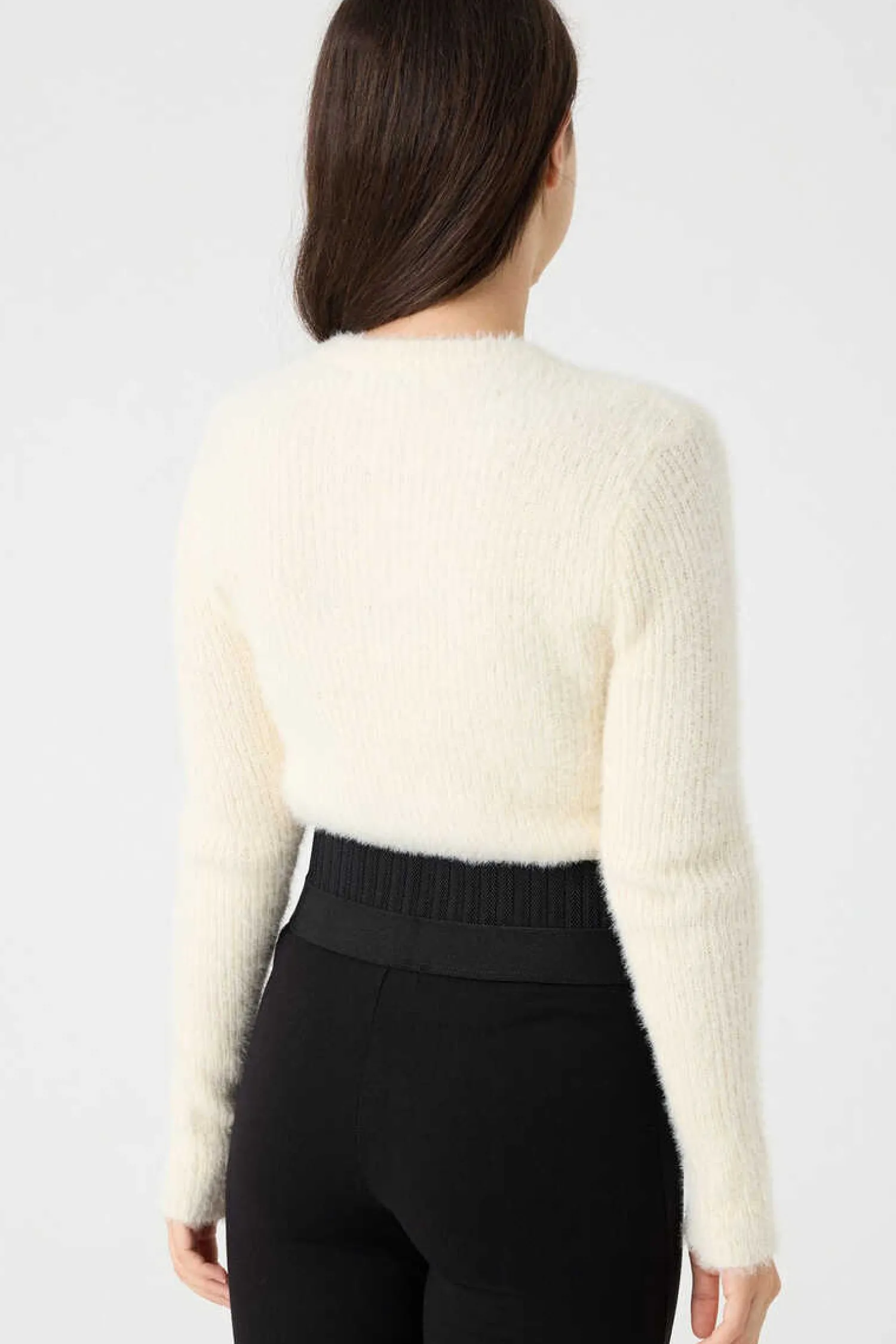 Inside Sueteres E Cardigans-Camisola Efeito Pelo