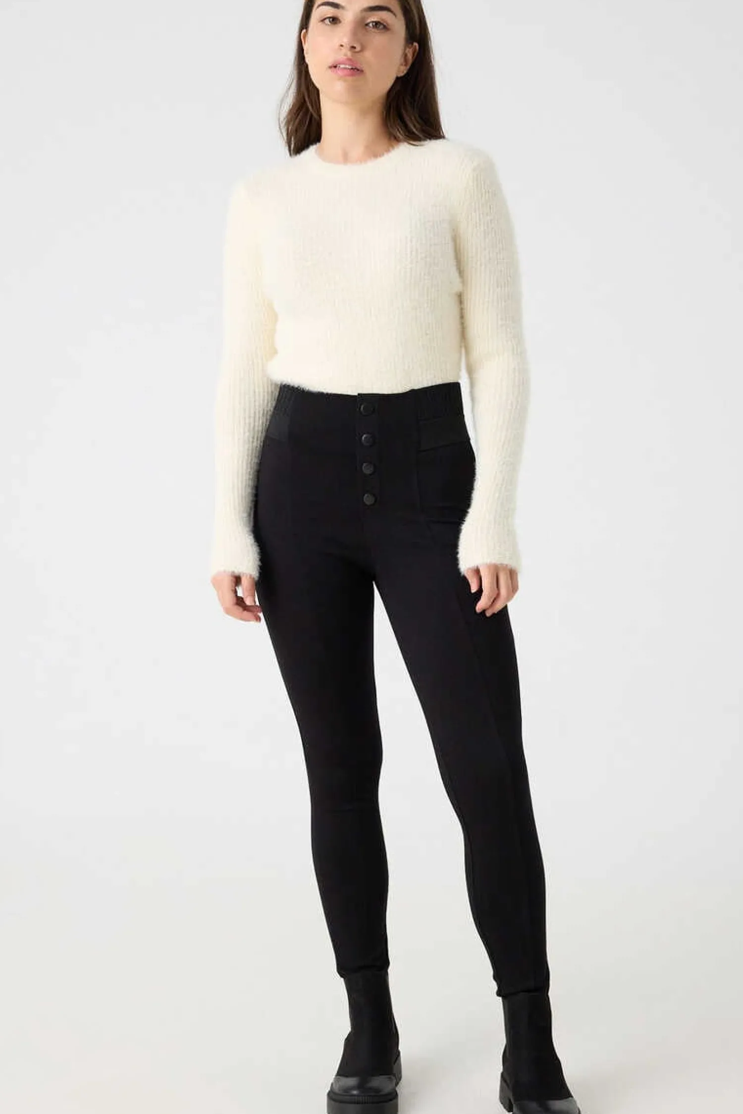 Inside Sueteres E Cardigans-Camisola Efeito Pelo