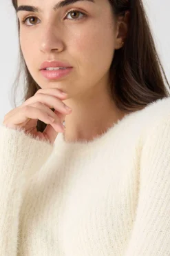 Inside Sueteres E Cardigans-Camisola Efeito Pelo