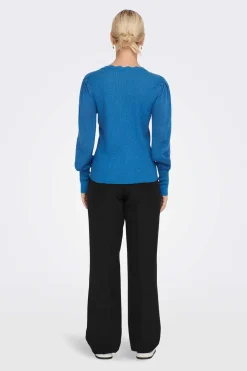 Only Sueteres E Cardigans-Camisola Em Bico Debruada