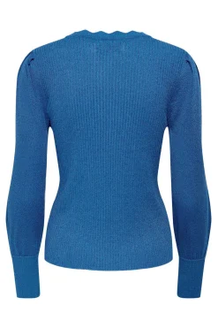 Only Sueteres E Cardigans-Camisola Em Bico Debruada