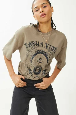 Pimkie T-Shirts-Camisola Estampada Oversize