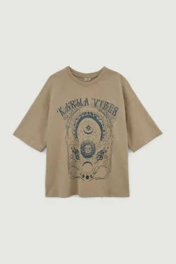 Pimkie T-Shirts-Camisola Estampada Oversize