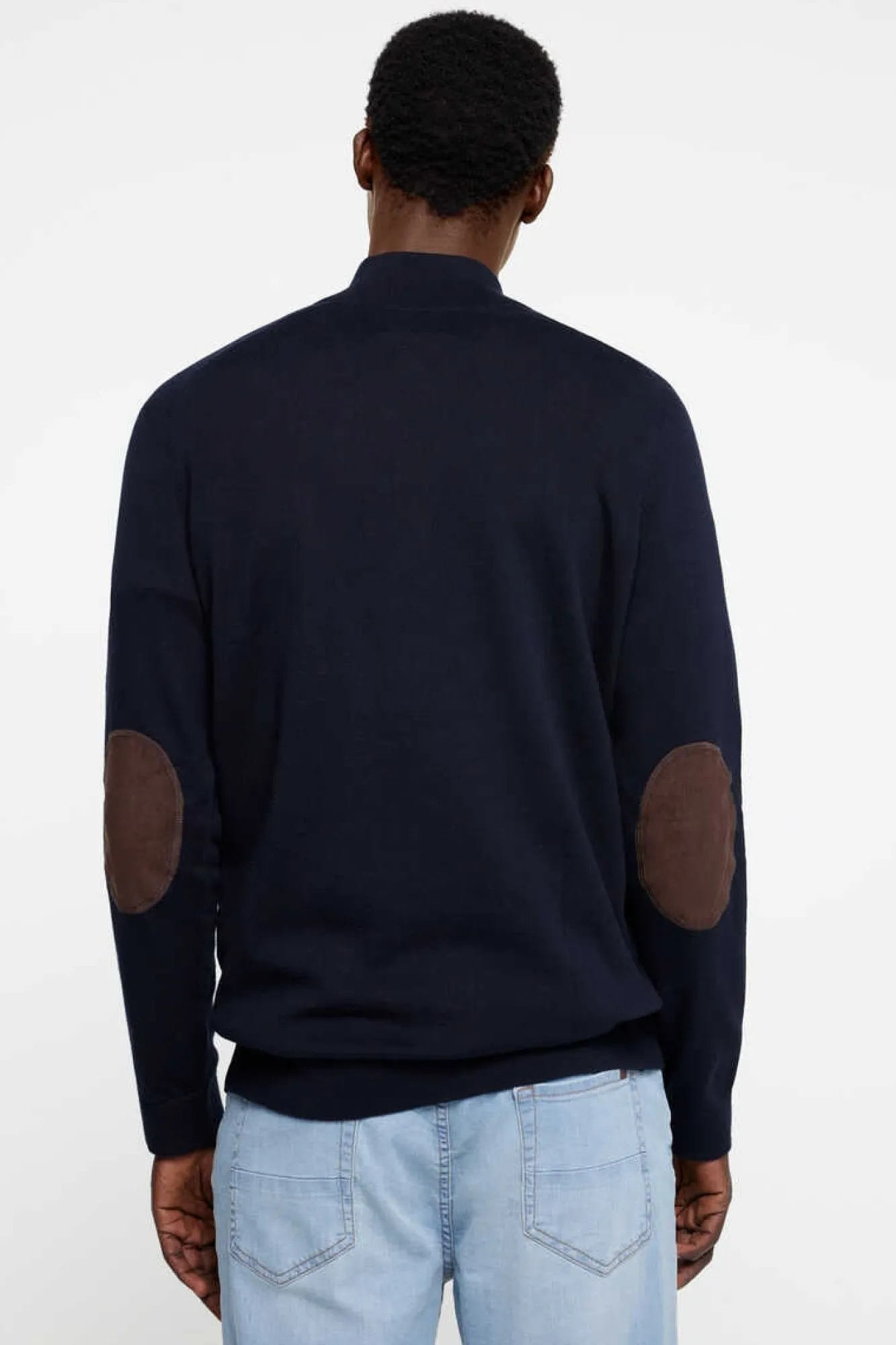 Springfield Camisola Estrutura Cotoveleiras Marinho Sale